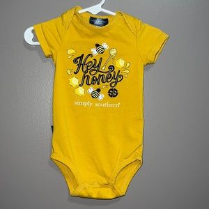 Simply Southern Collection 0/6M Hey, Honey mystery One piece